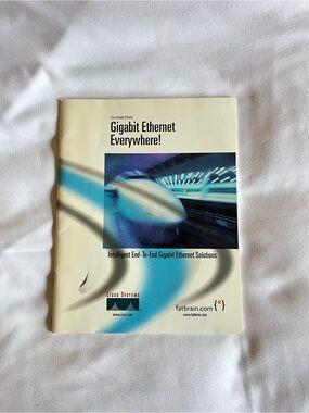 Vintage Cisco Gigabit Ethernet Everywhere White Paper Booklet 1999 ZDTag Rare